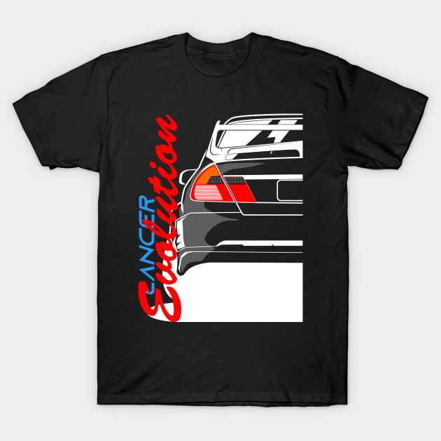 Lancer Evolution IV T-Shirt by gaplexio